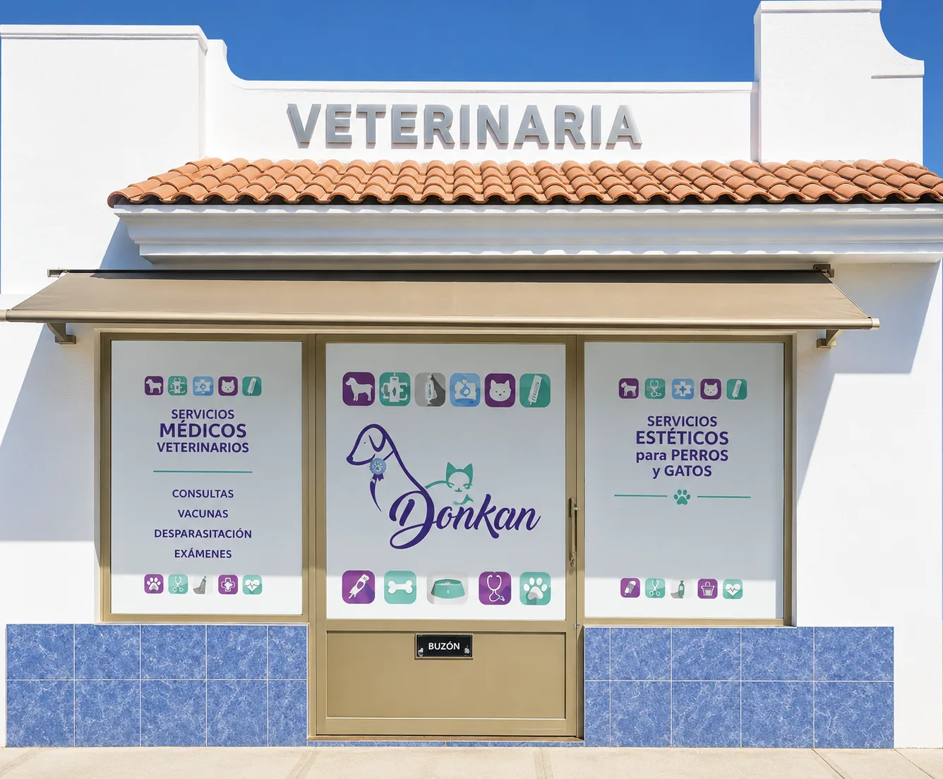 Fachada de Veterinaria DonKan